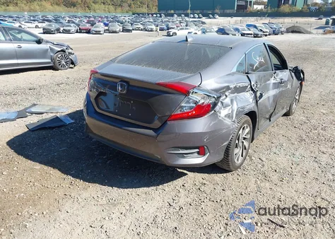 2017 Honda Civic Ex from USA, damaged, VIN 2HGFC2F74HH570108